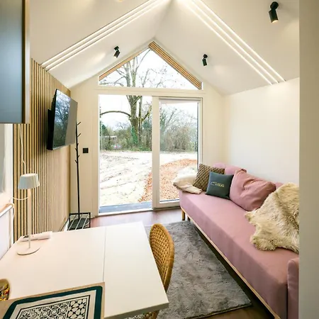Apartamento Forest Family House Garden Lodge-Tiny House Mit Viel Platz Natur Erholung